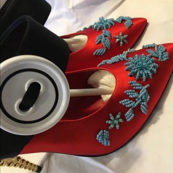 PRADA SATIN PUMPS SHOES US 10 EU 40 - Picture 4 of 6